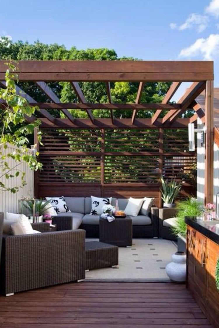 30 Ideas de pérgolas para terraza o jardín Ideas y Tips