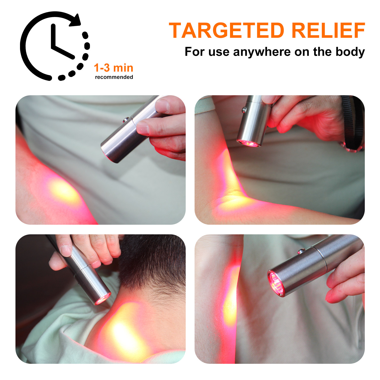 Ideatherapy Aluminum Target Area Red Light Therapy Pen Pain Relief