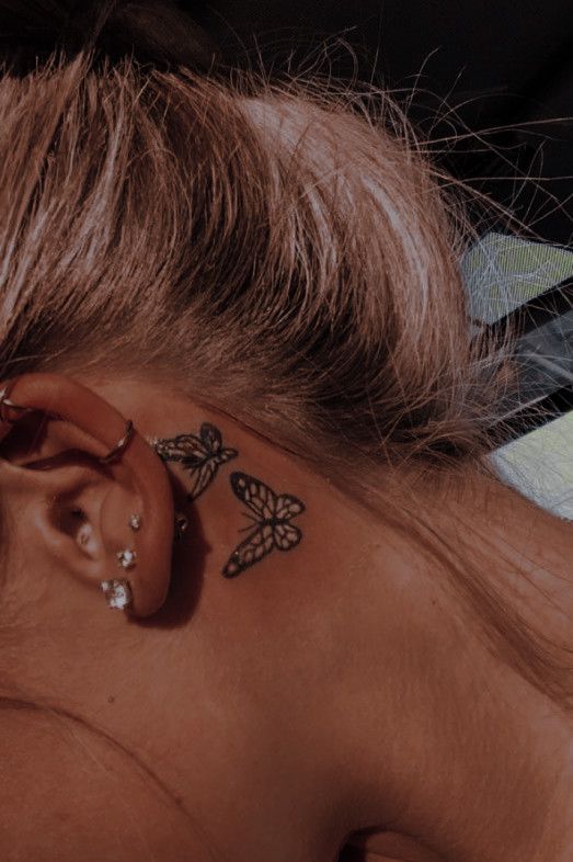 Top 76+ crown tattoo behind ear thtantai2