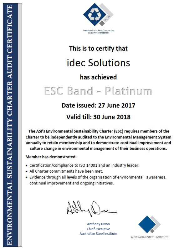 platinum certificate idec Solutions