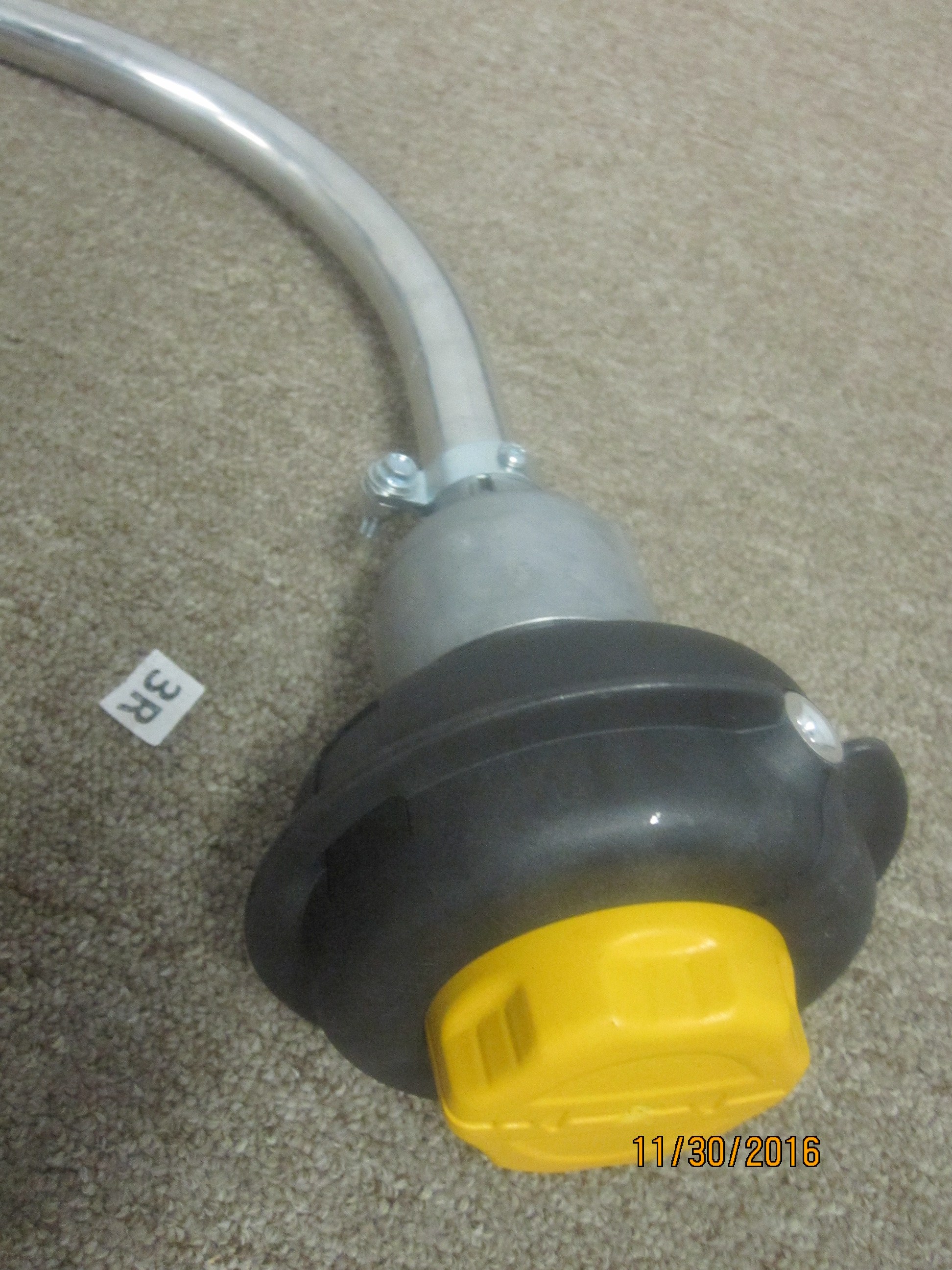 This is the curved shaft attachment for a Cub Cadet string trimmer. The