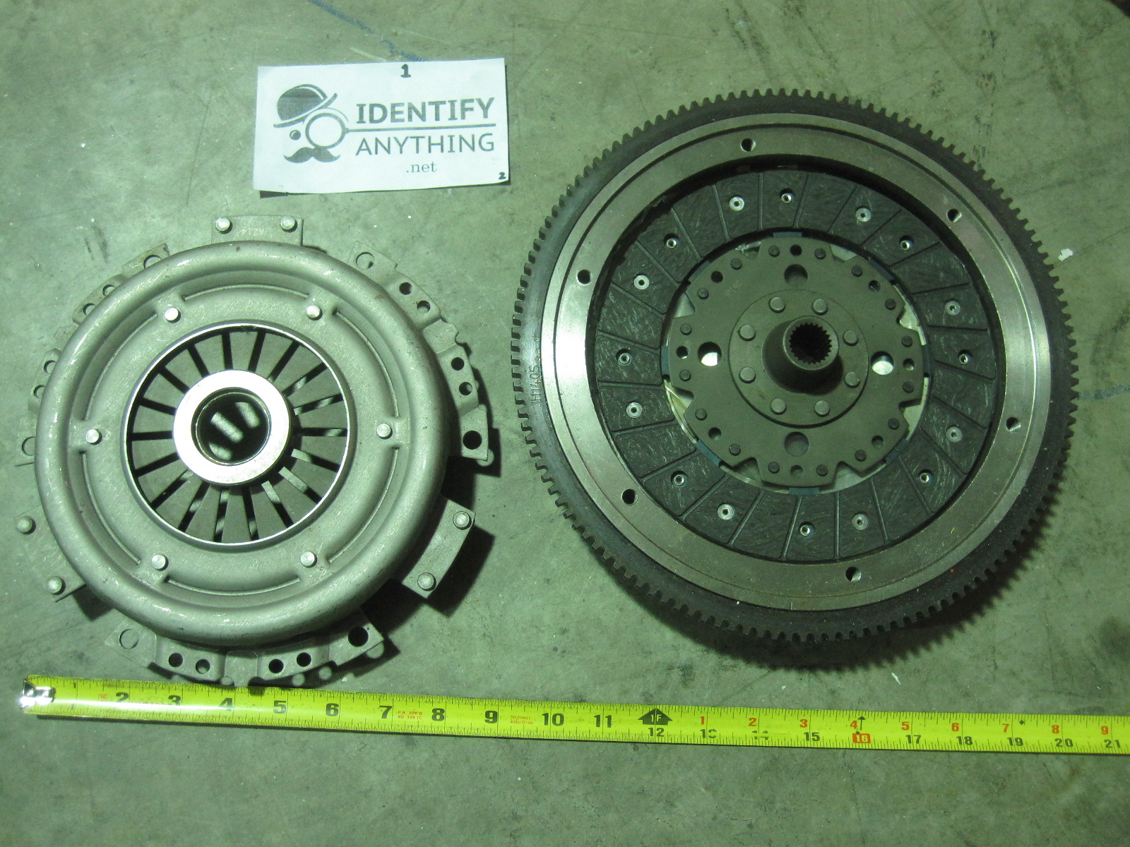 VW Type 1, 2 & 3 clutch pressure plate, and flywheel for 12 volt