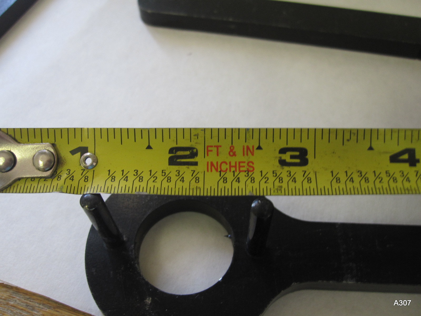 This is a special tool for holding the balance sprocket on a Porsche