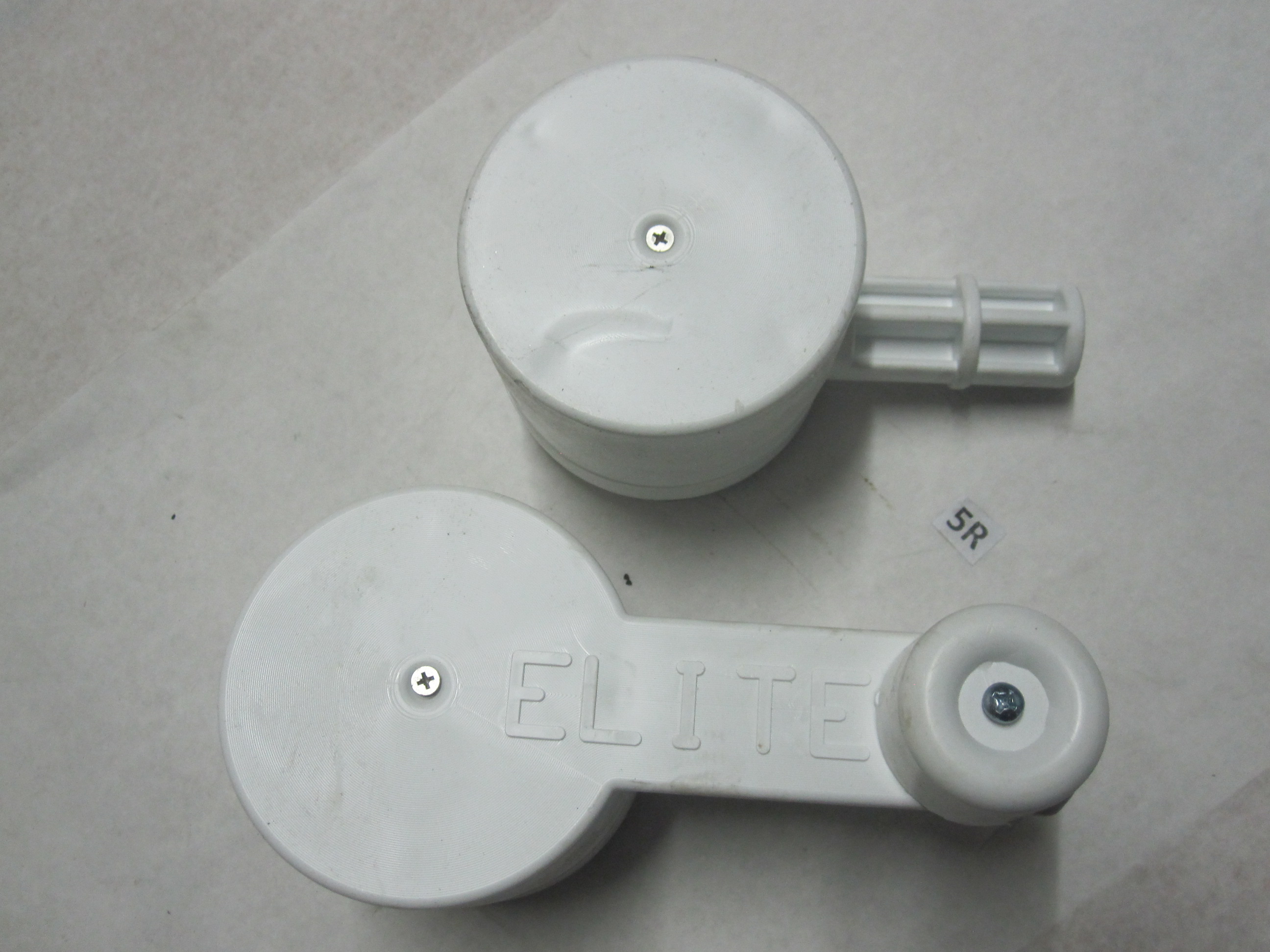 Those are parts for a swimming pool cover reel. 3545 Hardware Can