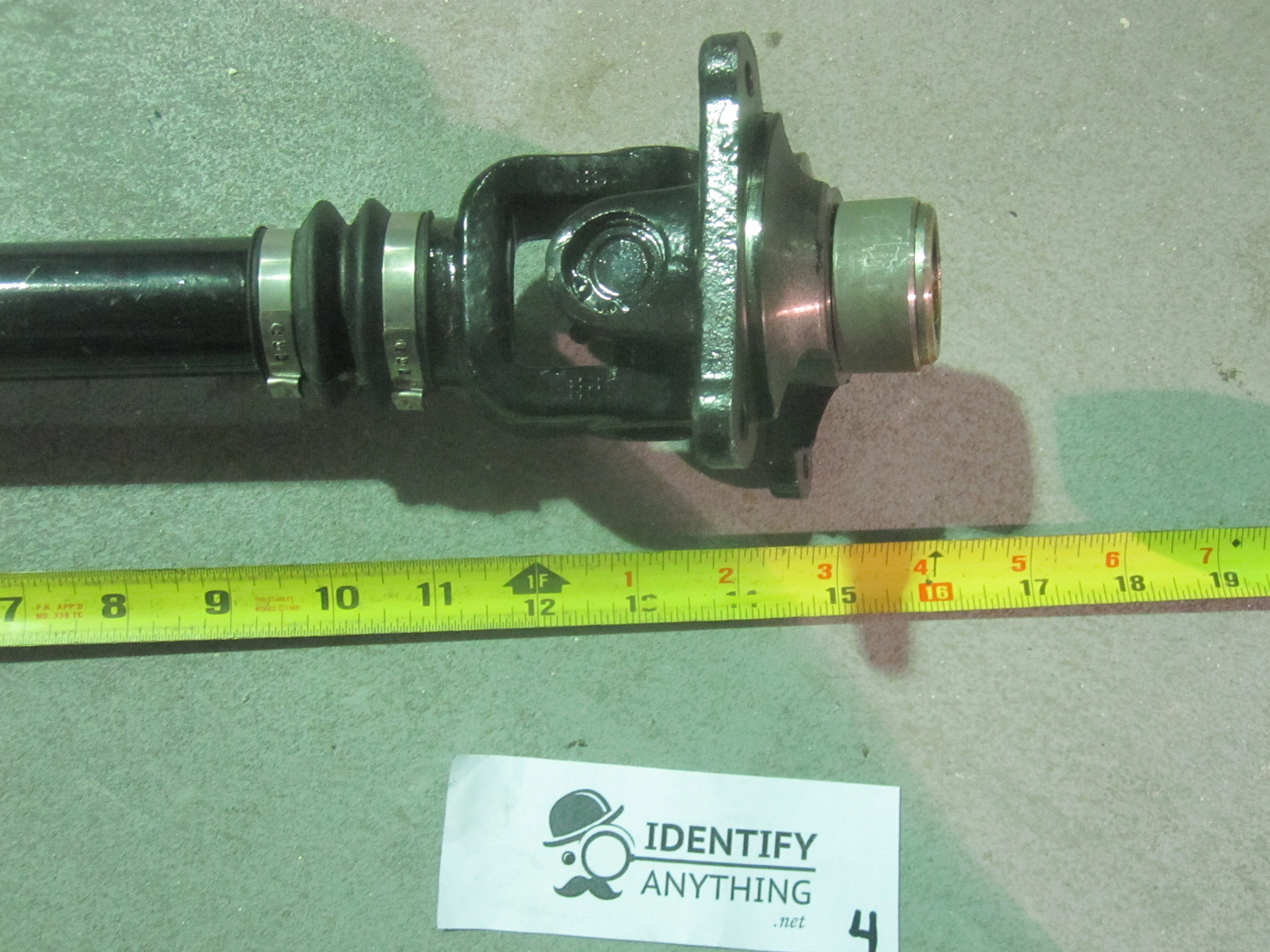 This is a prop shaft for a Can Am ATV. The URL supplied lists all the