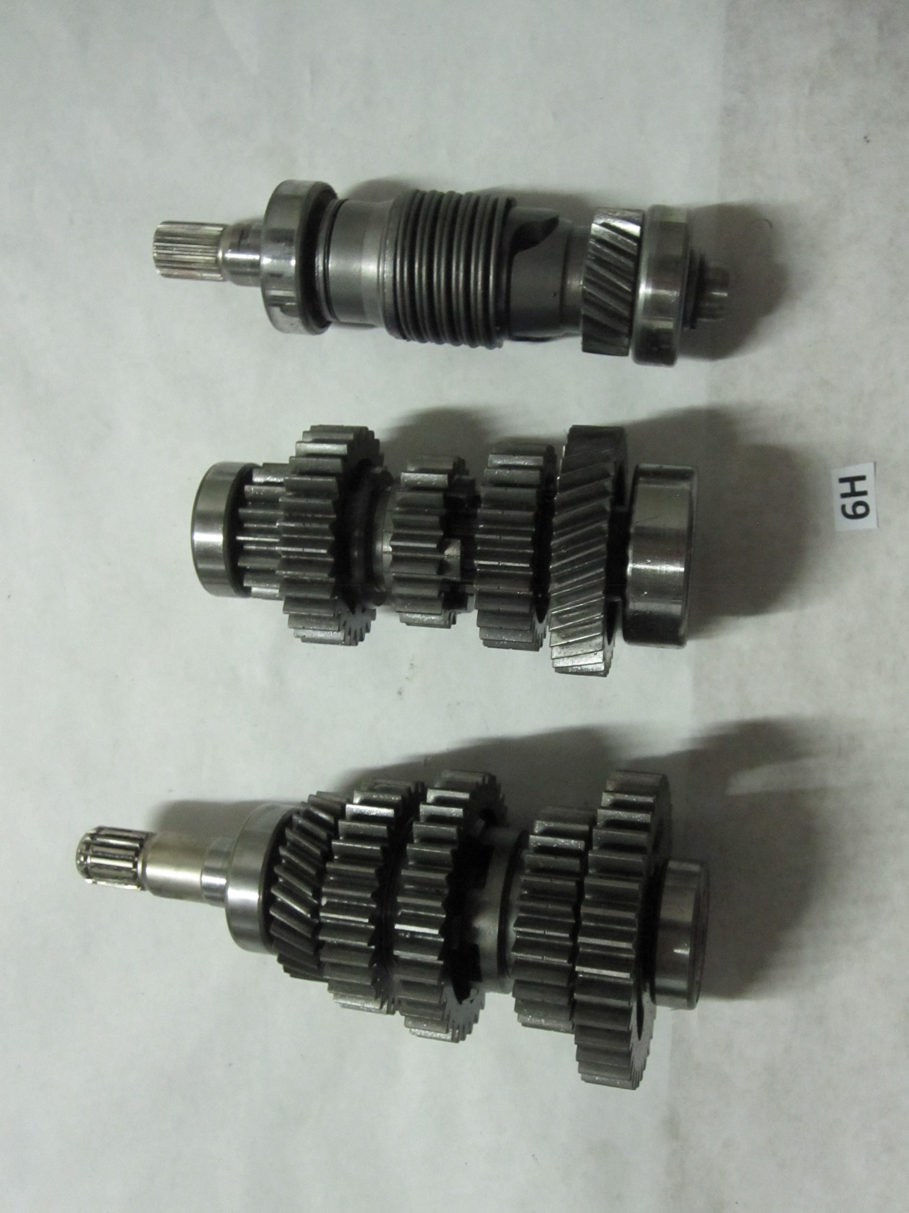 These are the input, intermediate, and output shafts from a BMW R1100