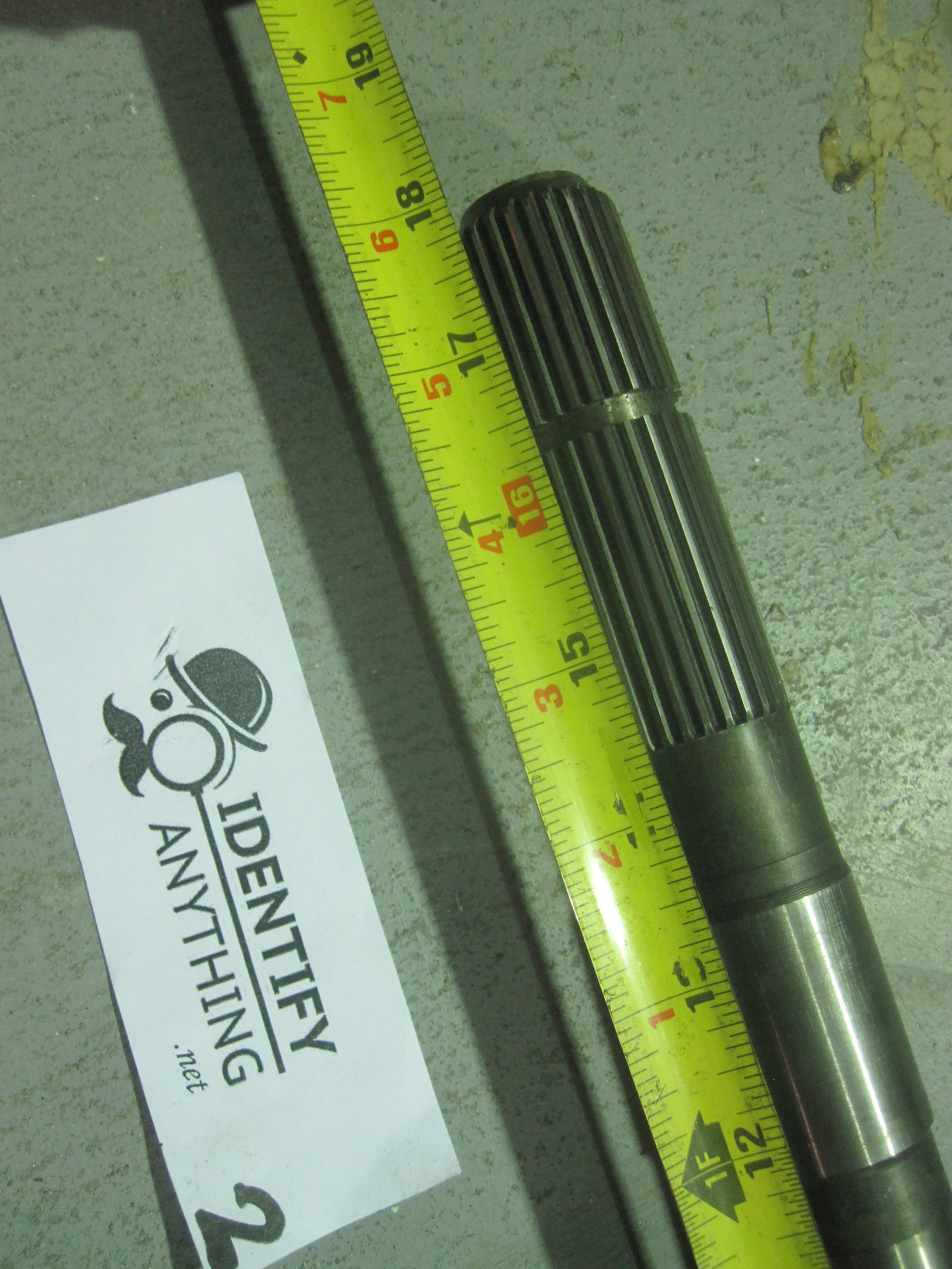 This is a tail shaft (output shaft) for a GM 700R4 or 4L60 automatic