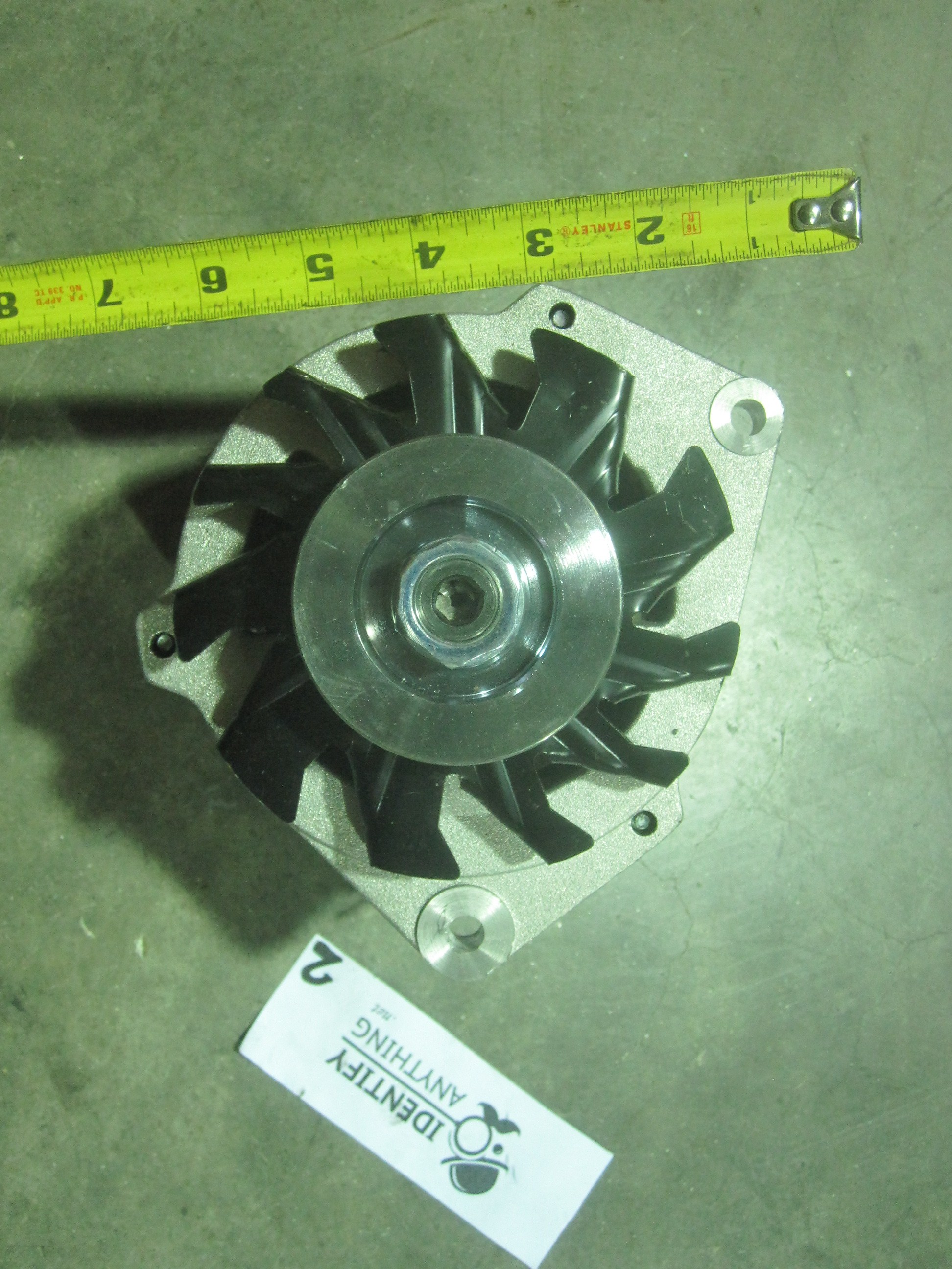 This is a Delco cs130 alternator conversion kit for MGs, Triumphs, and