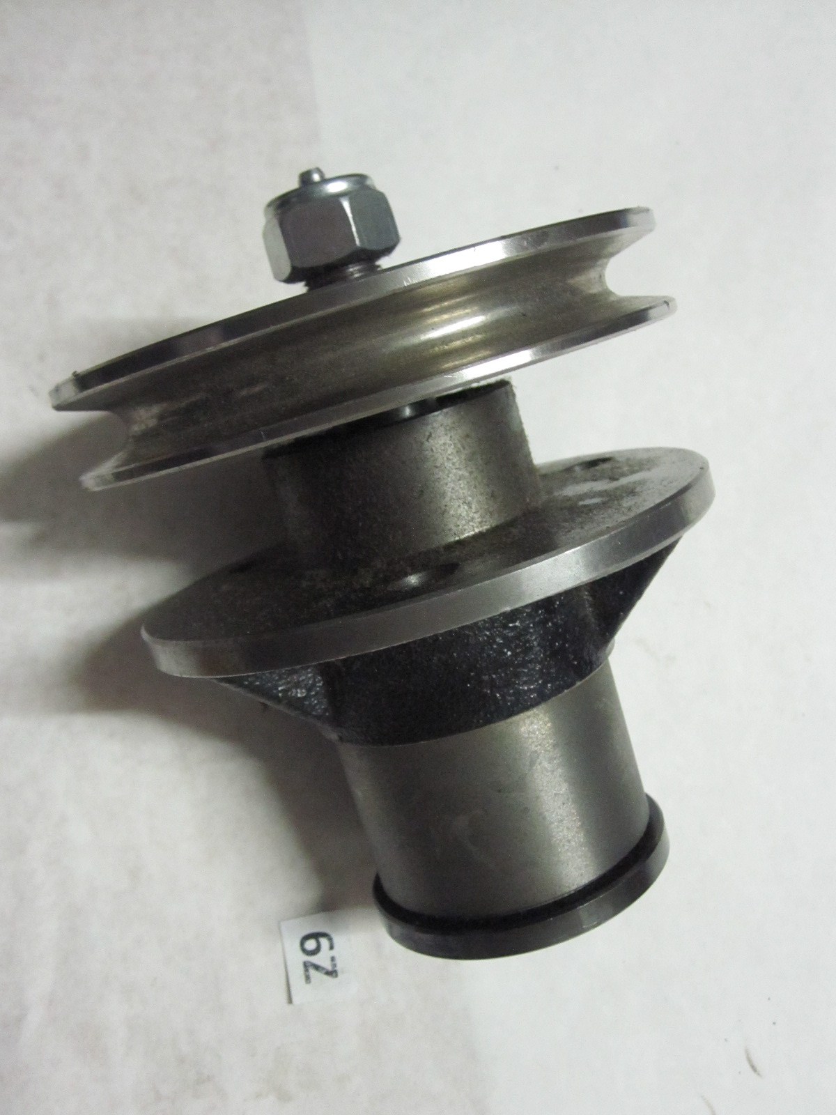 This is a blade spindle assembly for numerous Bush Hog mowers. 4210