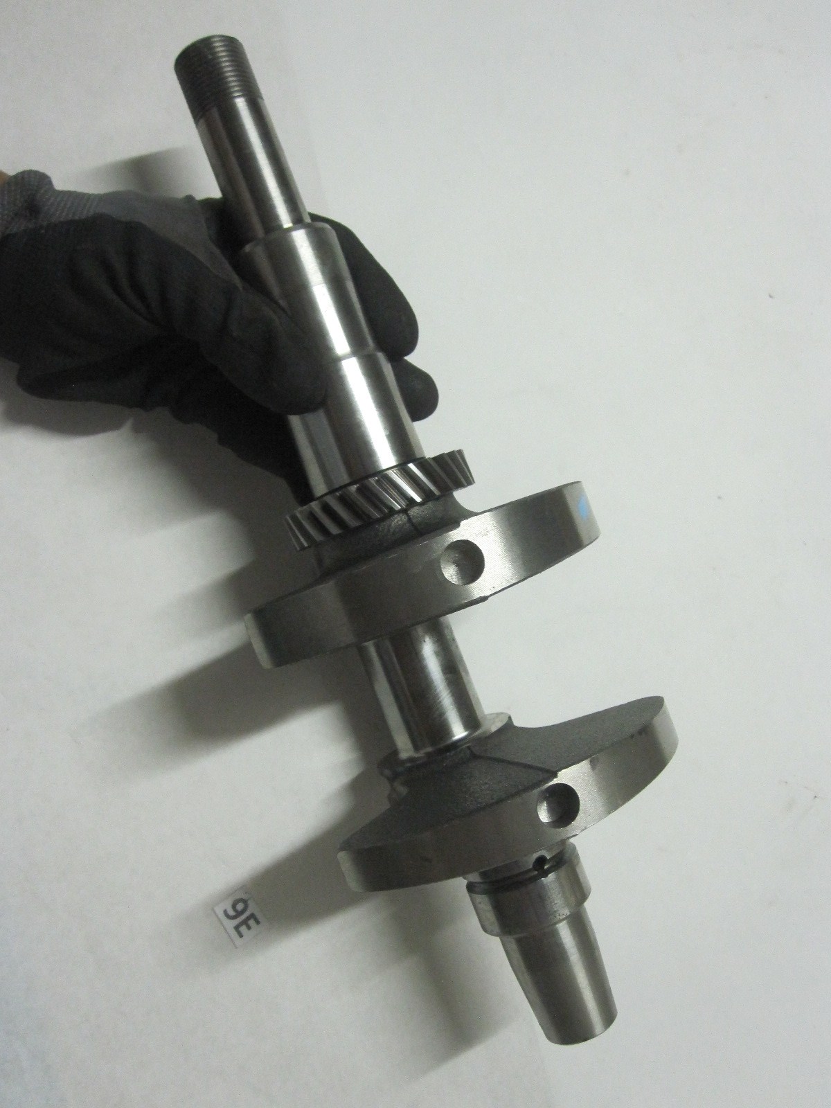 Crankshaft for Kohler engine, part number 24014385s, used in Miller Co