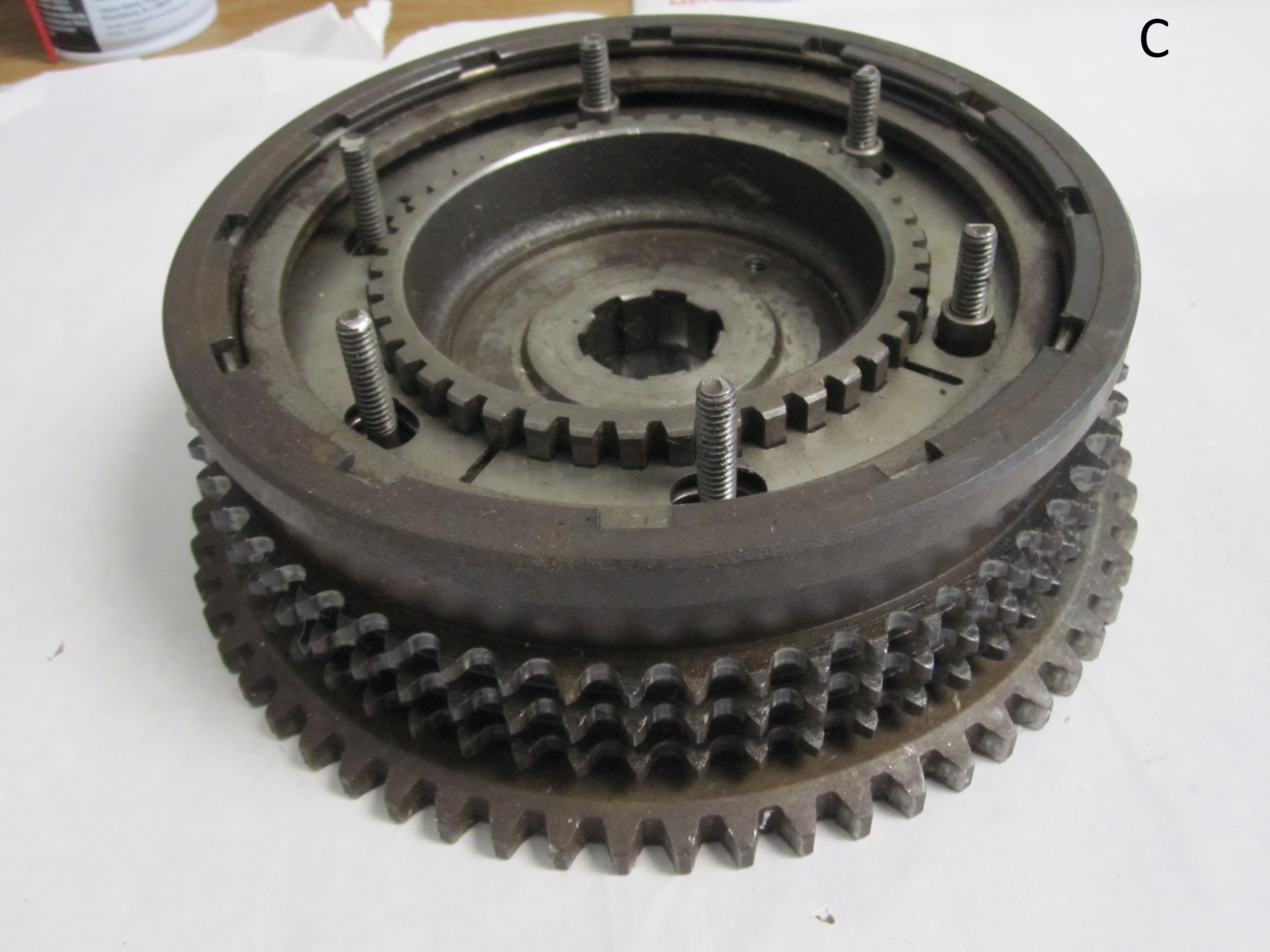 Clutch assembly for an '81'83 Harley Davidson Sportster. 5213 Car