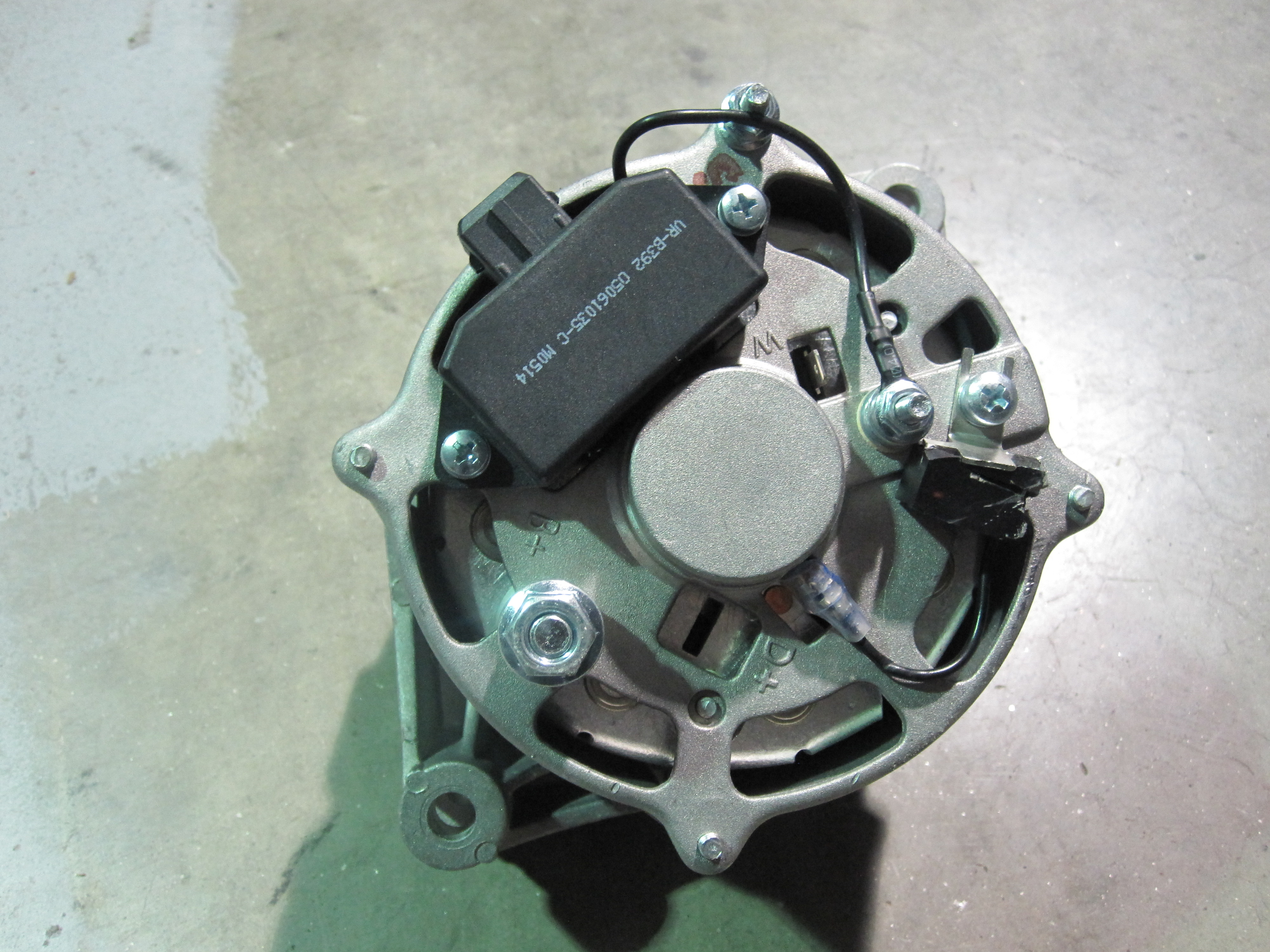 The alternator is a replacement unit for a Thermo King (and other