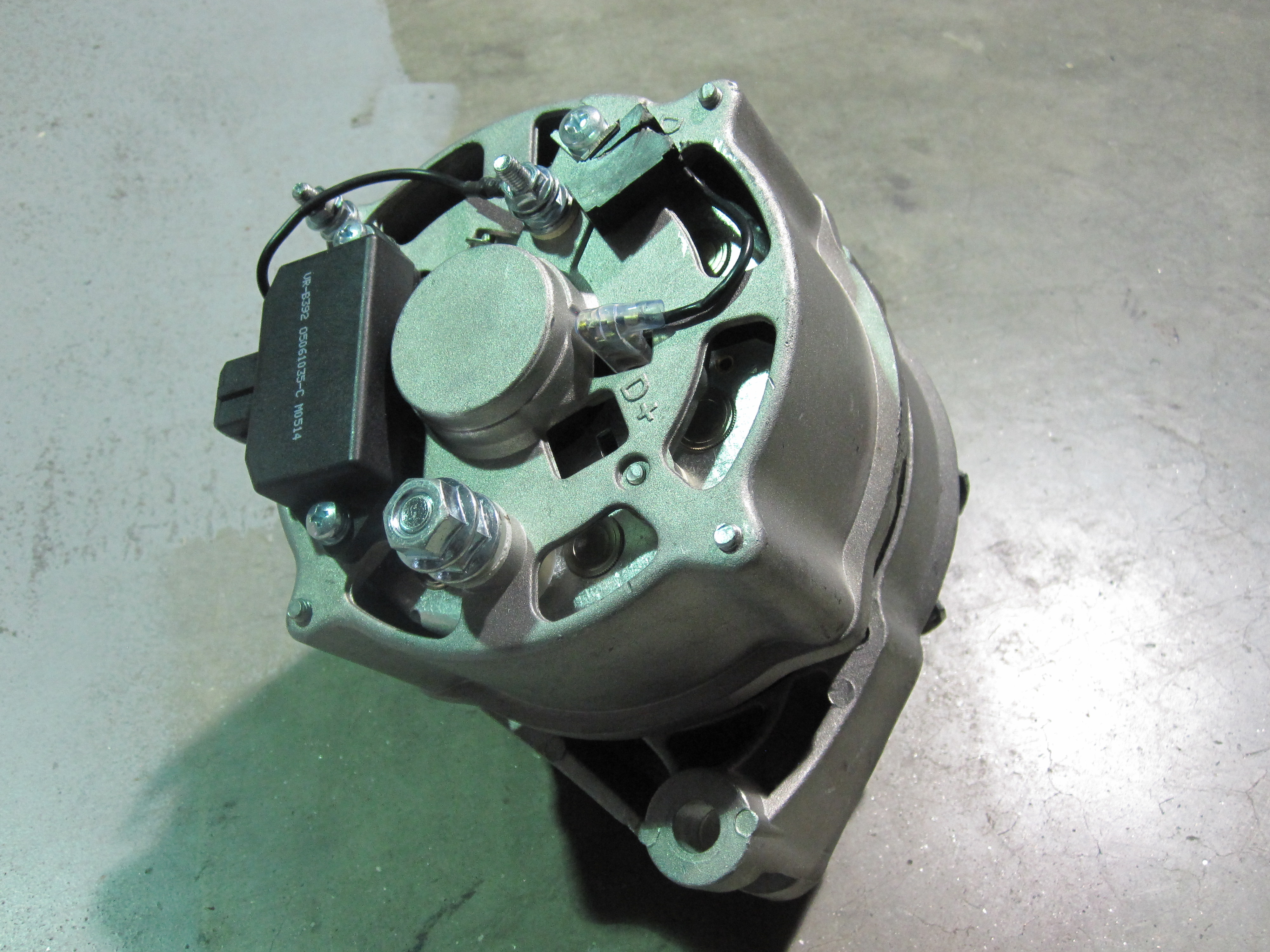 The alternator is a replacement unit for a Thermo King (and other