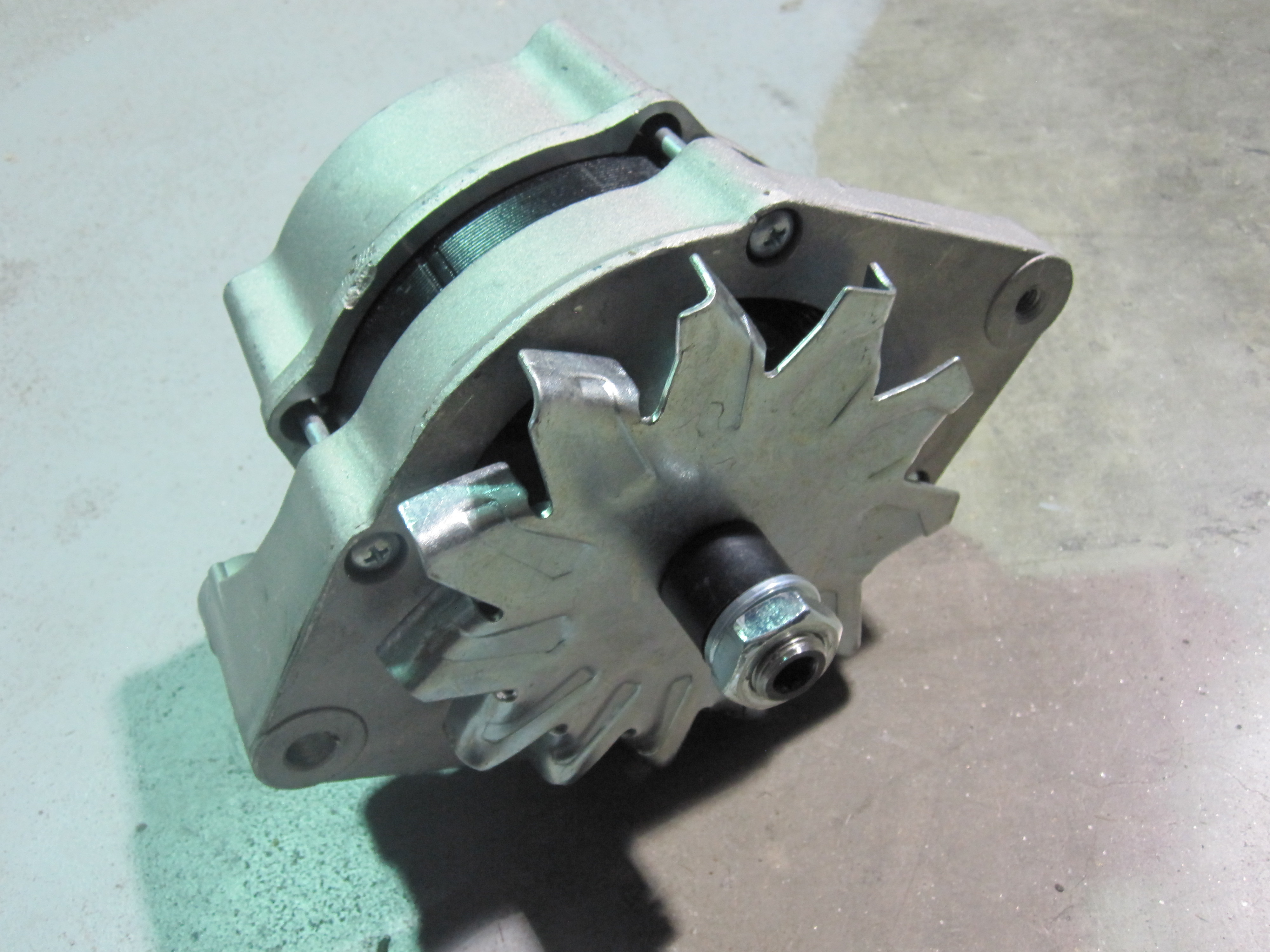 The alternator is a replacement unit for a Thermo King (and other