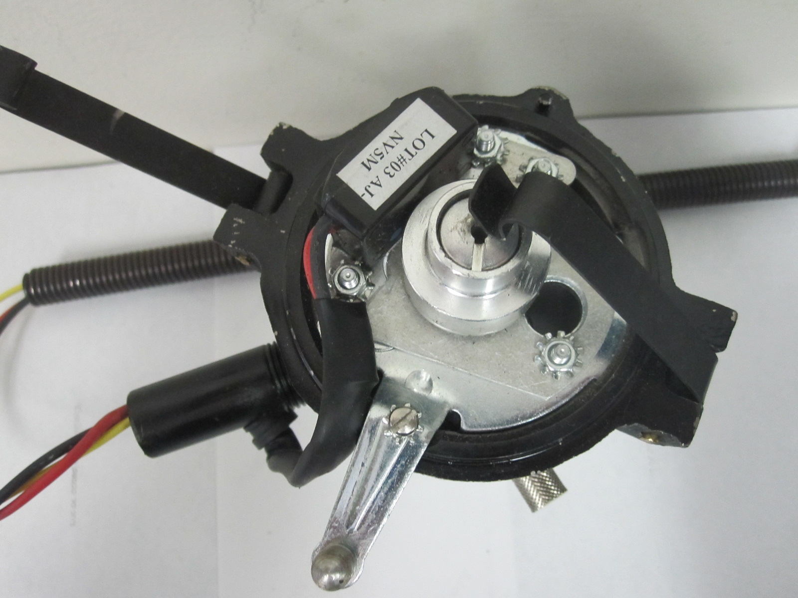 Ford Model A points type distributor that has a Pertronix electronic