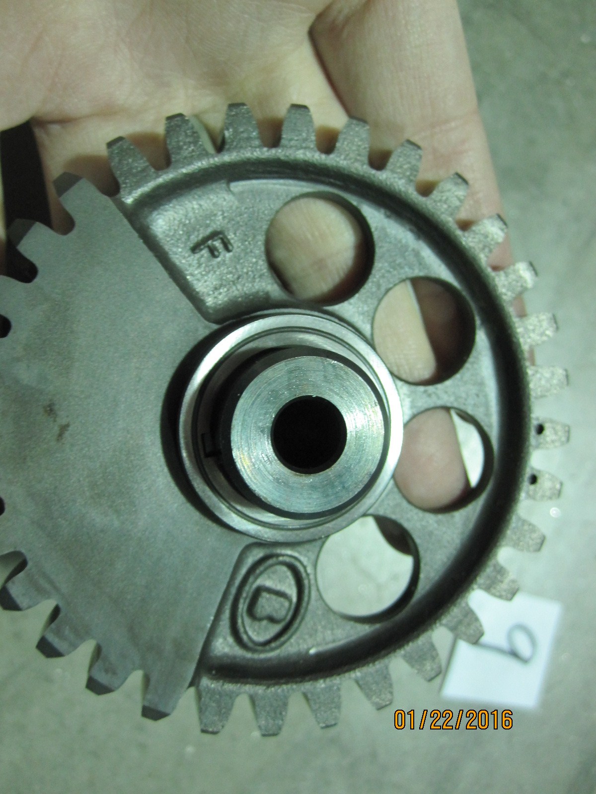 07 08 09 10 11 Polaris Outlaw 450 525 Counter balancer gear shaft