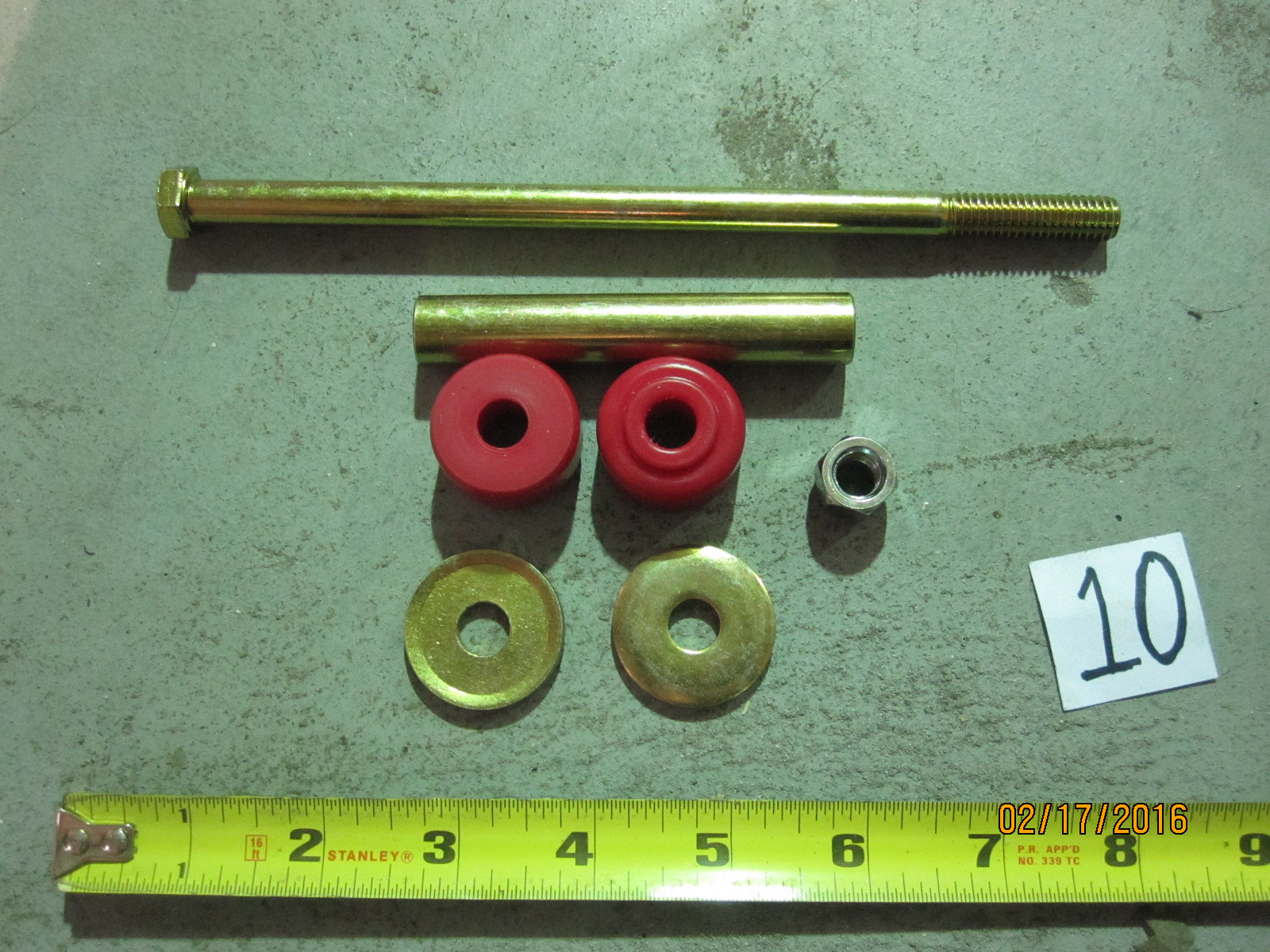 These are generic Prothane urethane sway bar end links + bushings. You can determine the proper