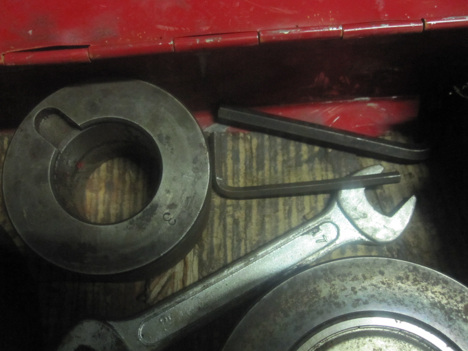 They are rollers for a Multiquip MB25A rebar bender. The 3, 4 and 6