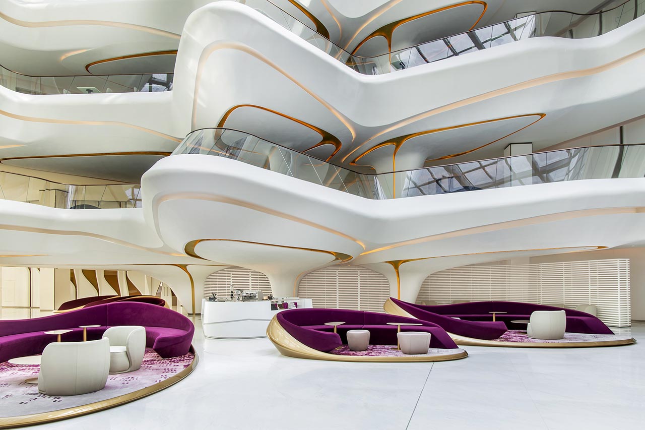 Take a look inside the newly opened ME Dubai hotel by Zaha Hadid