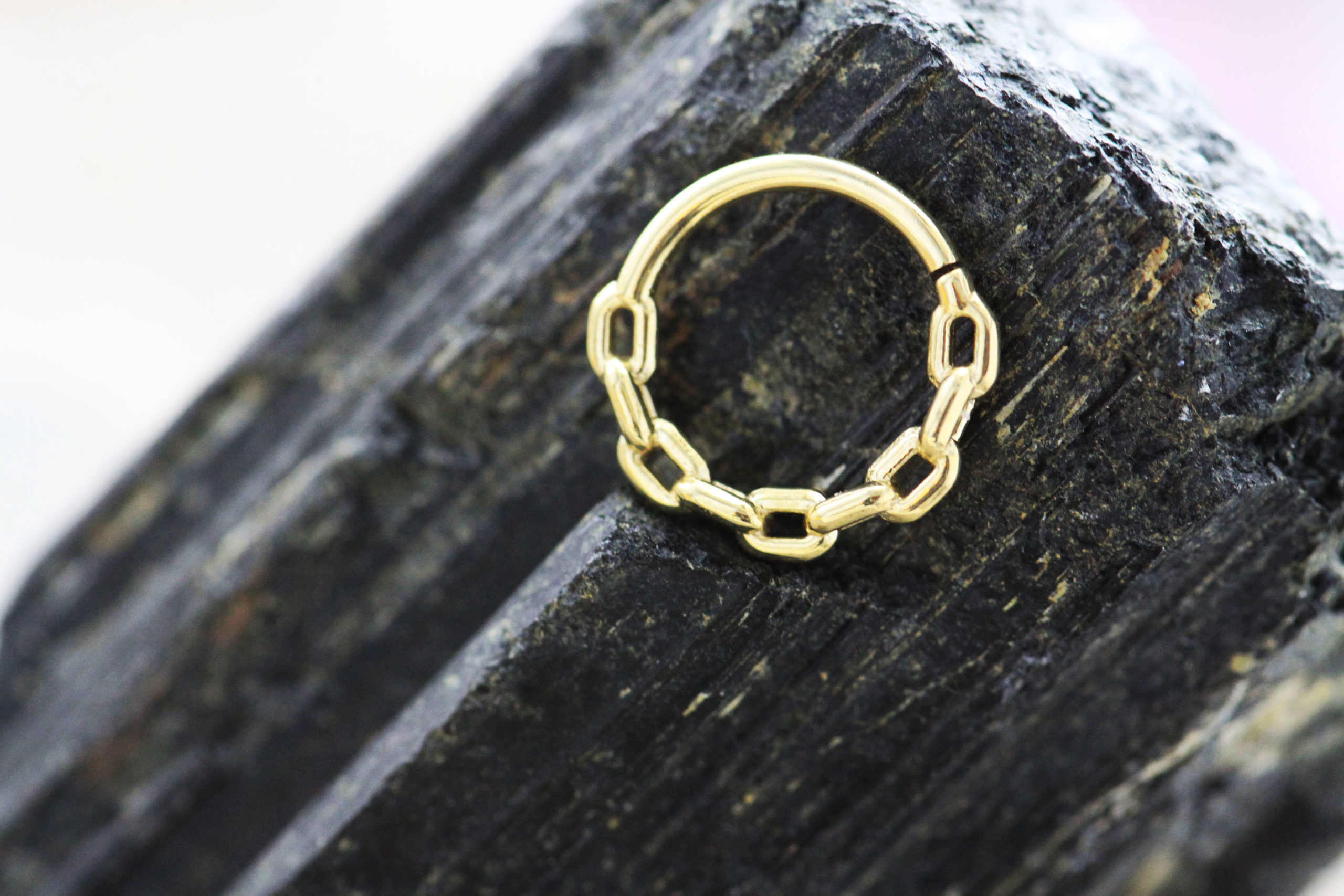 Chain Link Ring Identity Body Piercing