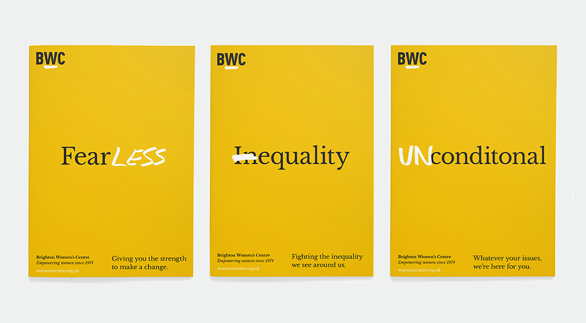 BWC (Brighton Women’s Centre) Identity Designed