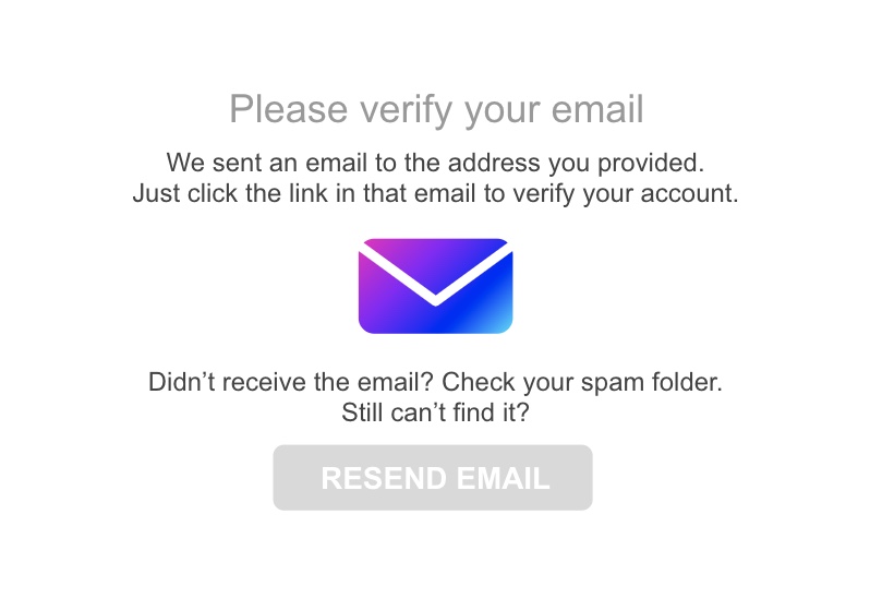 Email verification Get Started with Akamai Identity Cloud