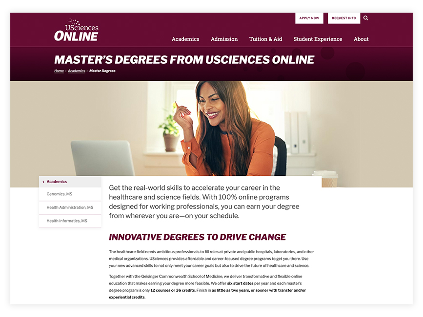 USciences Online idfive Agency