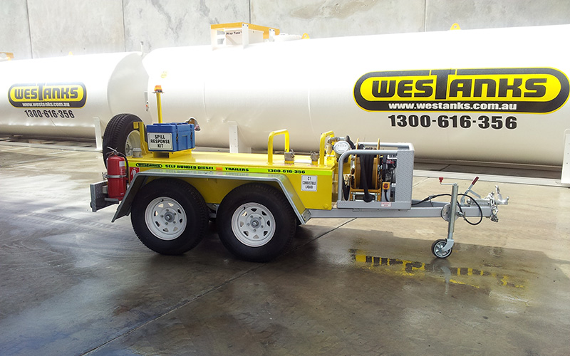 Self Bunded Diesel Fuel Trailers For Hire Perth, West Australia