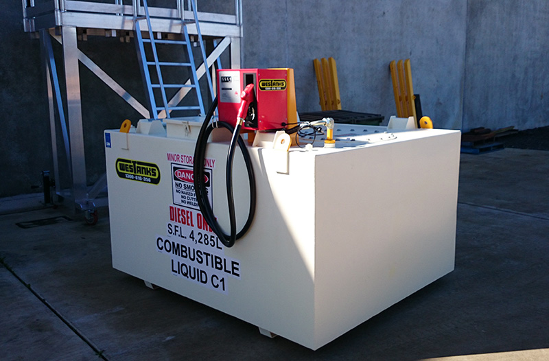 Self Bunded Diesel Fuel Tanks For Hire Perth, West Australia