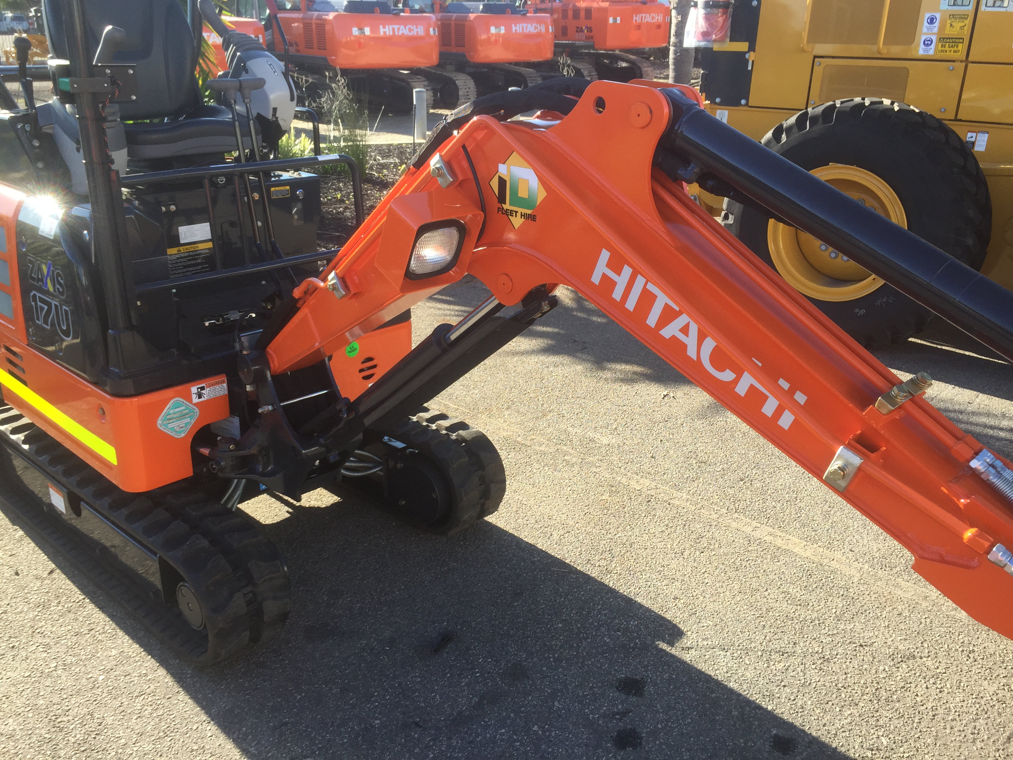 Hitachi ZX17U5 Mini Excavator For Hire Perth