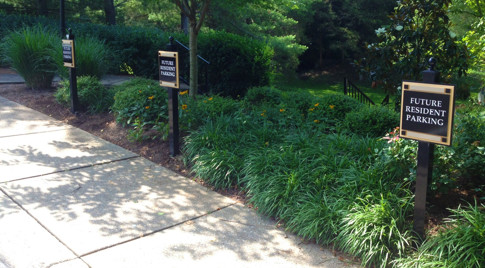 Reserved Parking Sign The Arbors of Brentwood IDF Pensign