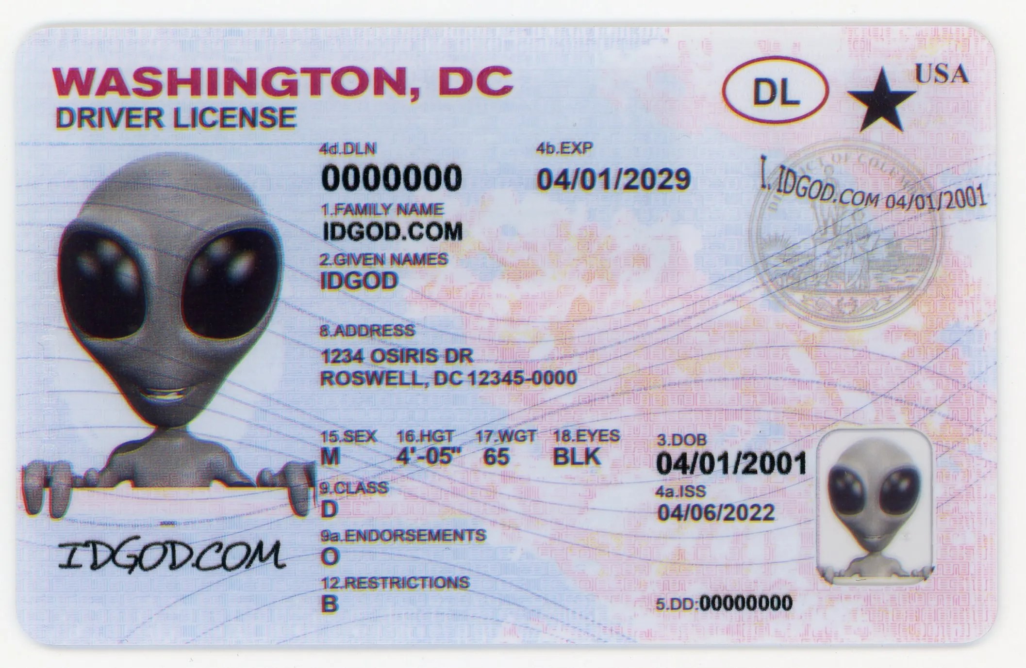 Washington DC Fake ID Real Idgod Official Fake ID Maker site