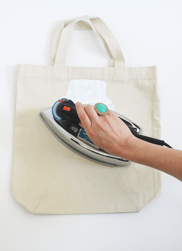 DIY Ironon Tote Bag with printable by Idle Hands Awake Idle Hands Awake