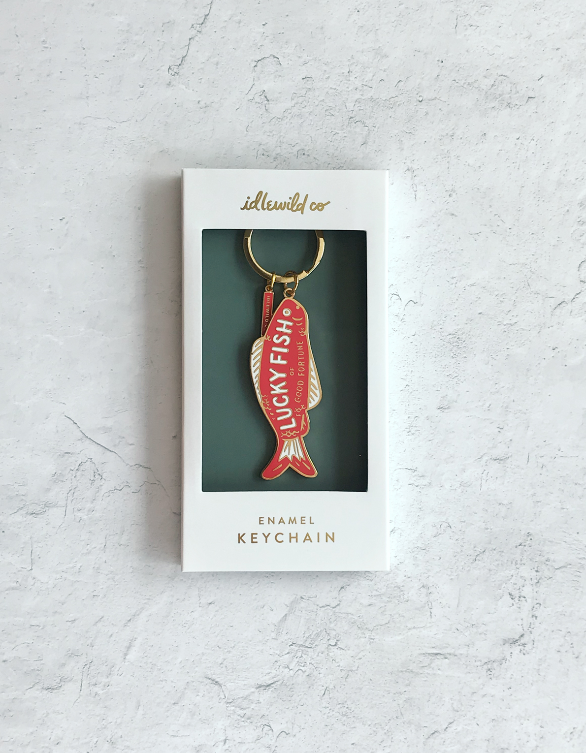 Fortune Fish Keychain Idlewild Co.