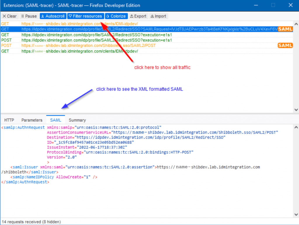 HOW TO Using SAMLTracer to Capture SAML Event(s) for Debugging