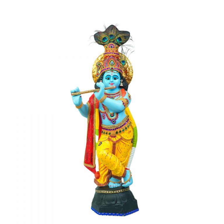 Fiber krishna statue big size for home decor and pooja room at lowest price