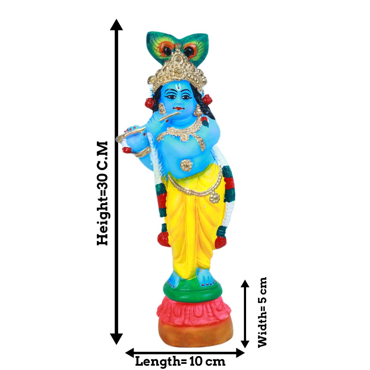 plaster of paris krishna idols online low price Free deliveryidolmaker