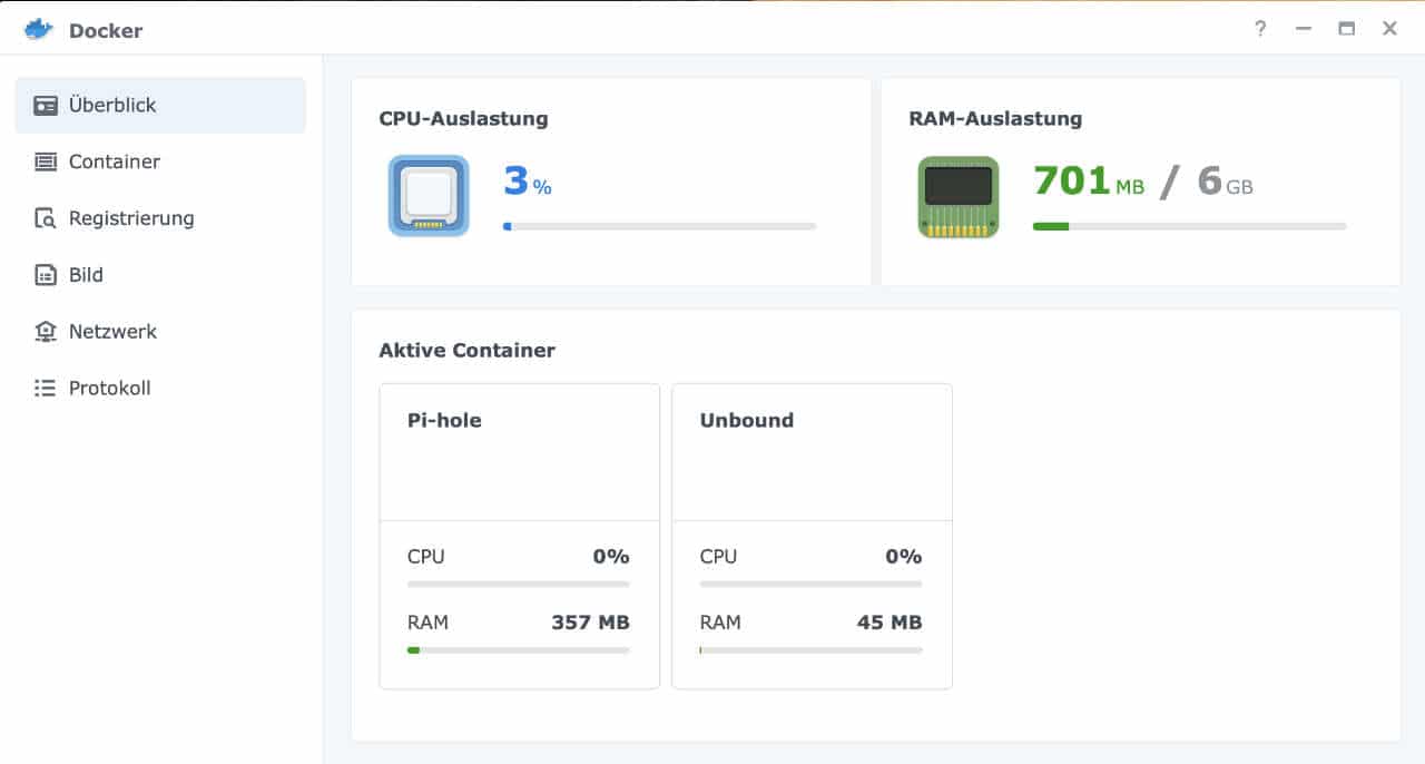 piholedocker2 iDomiX