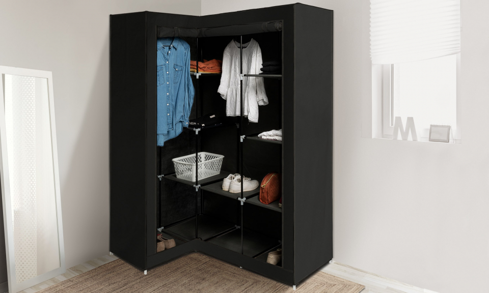 Spur Roh Streugut armoire de rangement vetement Zusammensetzen