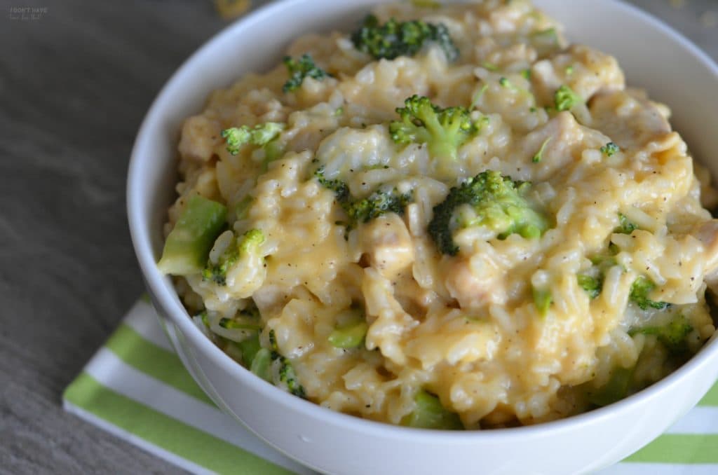 Instant Pot Chicken Broccoli and Rice I Don't Have Time For That!