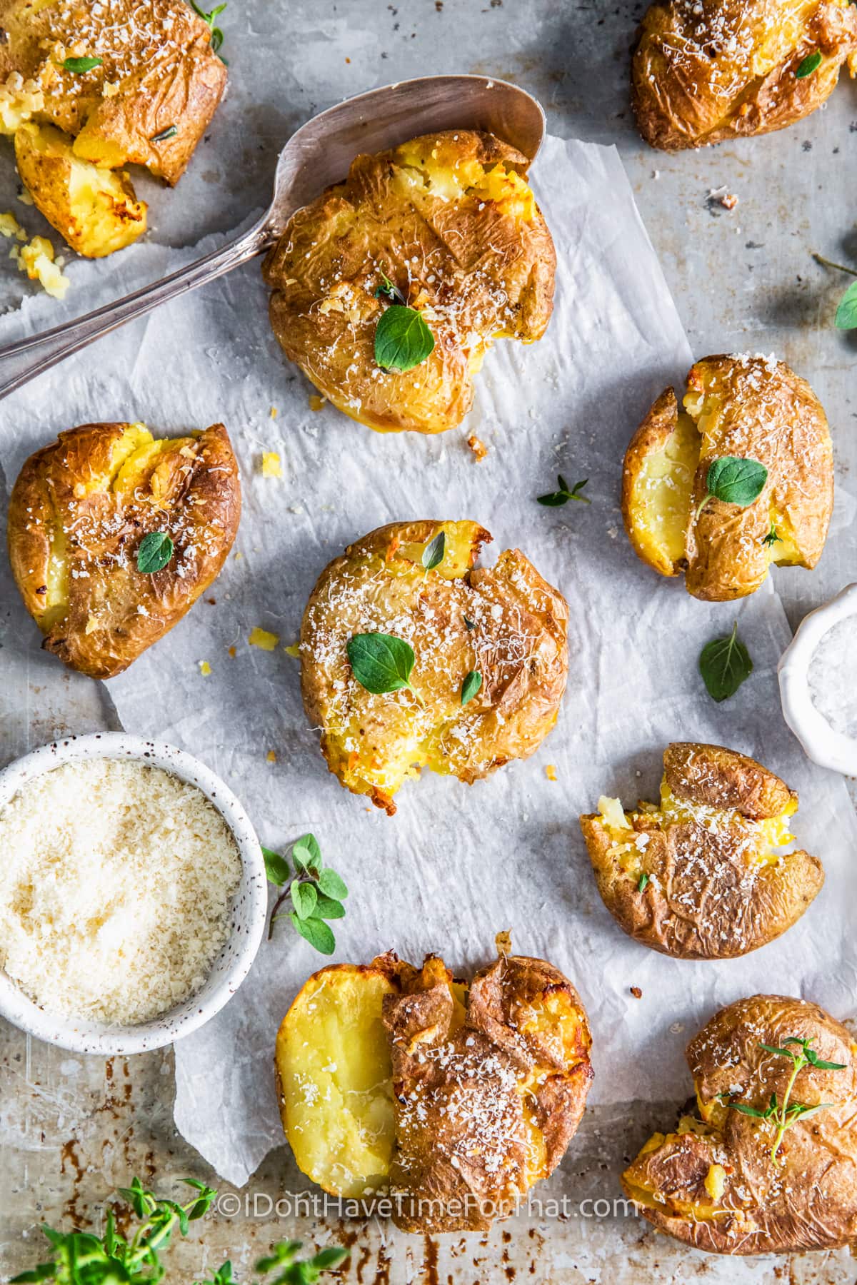 Air Fryer Smashed Potatoes I Don't Have Time For That!