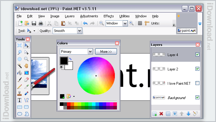 Paint.NET Free Software for Digital Photo Editing