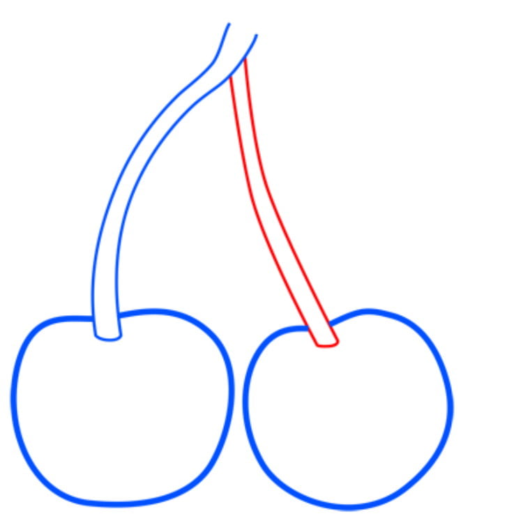 вишенки рисовать