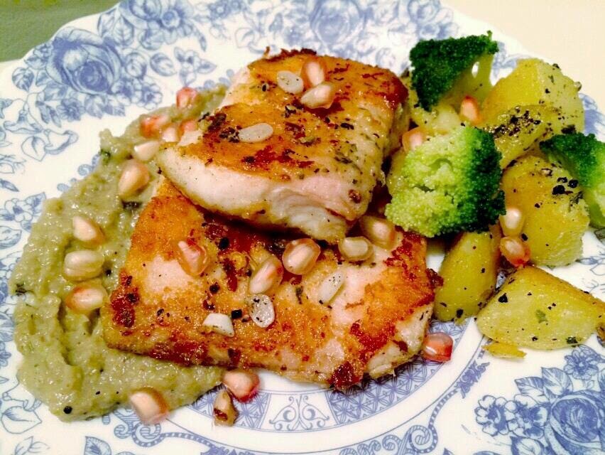 Pan Fried Sole Fish wit Celery n Mushroom Sauce!! I DREAM COOKING