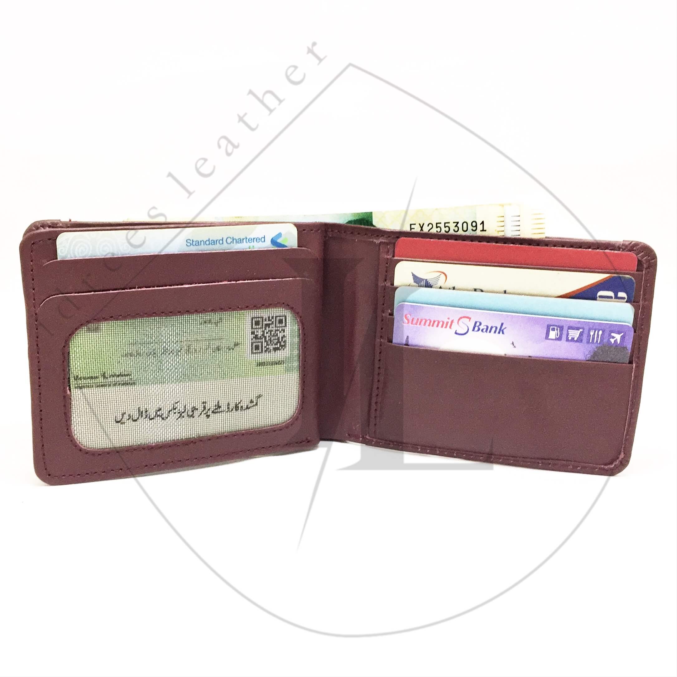 2in1 Leather Wallet Idrees Leather