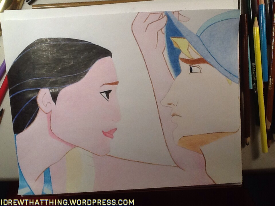 Pocahontas and John Smith