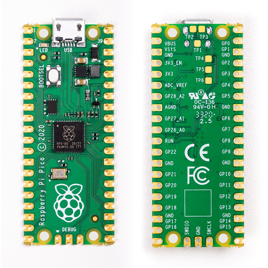 Papan Pengawal Mikro Pertama Daripada Raspberry Pi Pico