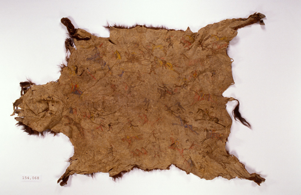 Pictured Buffalo Robe Smithsonian Institution