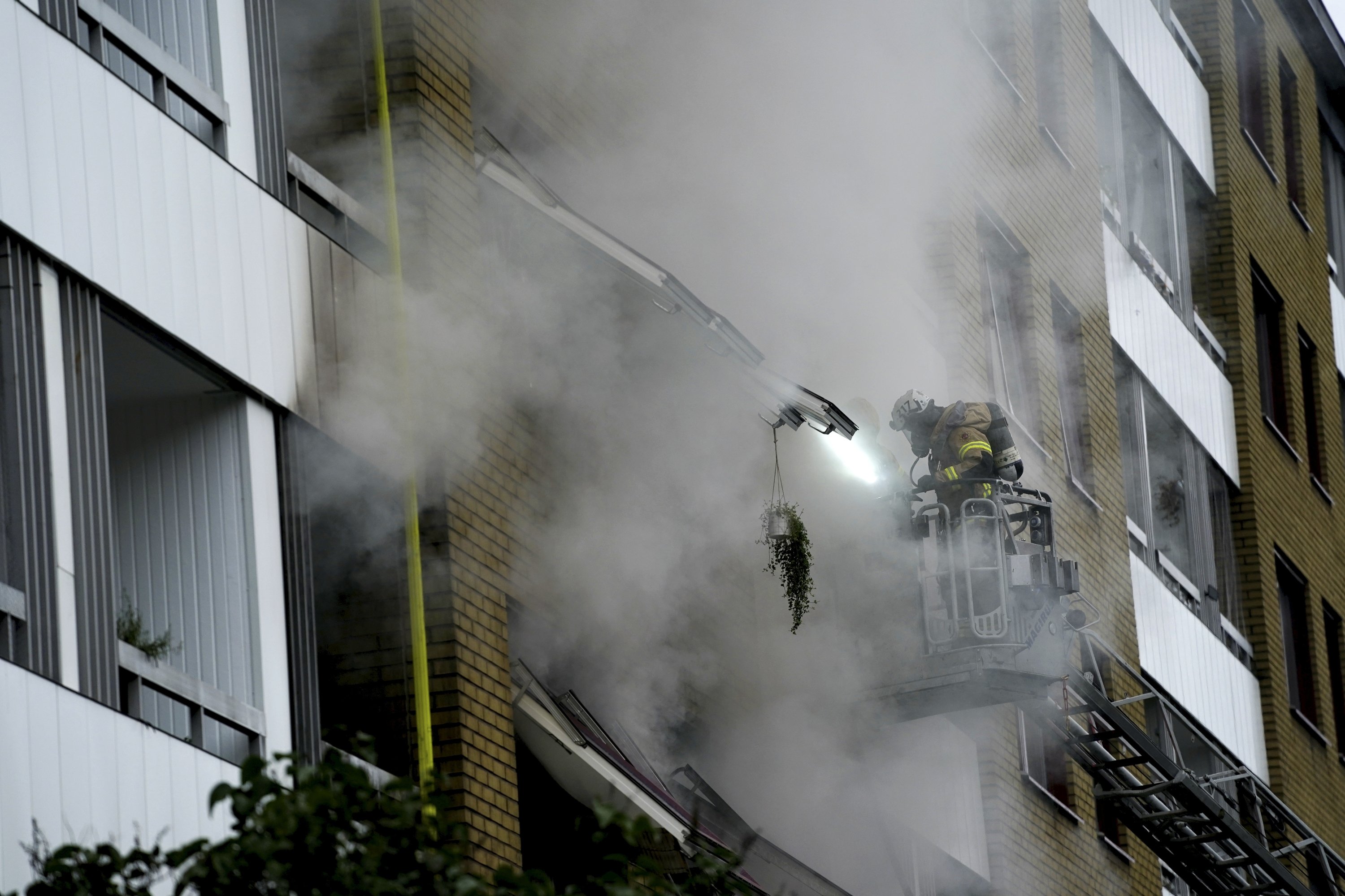 Scores injured as powerful blast rocks residence building in Sweden