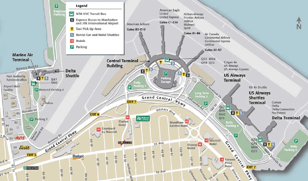 Terminal B Map Lga Sibyl Fanechka